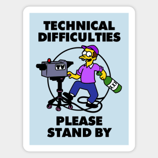 Technical Television Problem Magnet